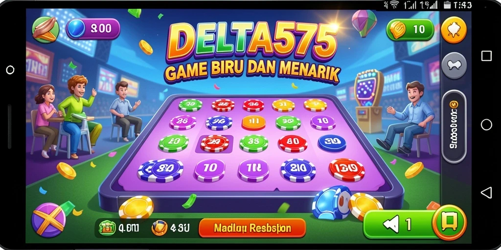Screenshot gameplay DELTA575 menampilkan suasana seru Bingo.