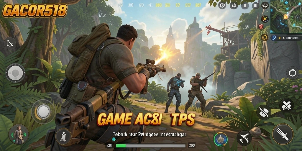 Tangkapan layar gameplay GACOR518 yang penuh aksi dan menegangkan.