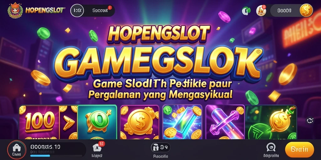 Tampilan gameplay seru dari HOPENGSLOT dengan ragam fitur Slot yang menarik.