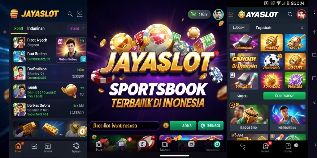 Screenshot utama <strong>JAYASLOT</strong> menampilkan antarmuka taruhan olahraga yang menarik.