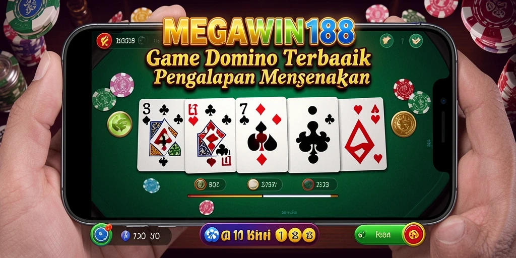 Screenshot showcasing gameplay seru dari MEGAWIN188 game Domino.