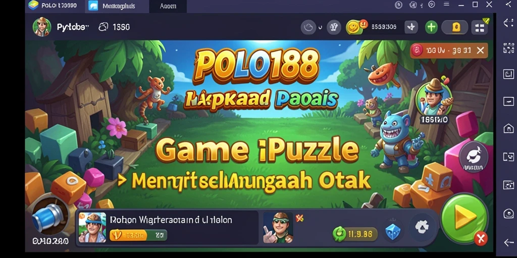 Tampilan gameplay Puzzle yang menarik dan menantang di POLO188.