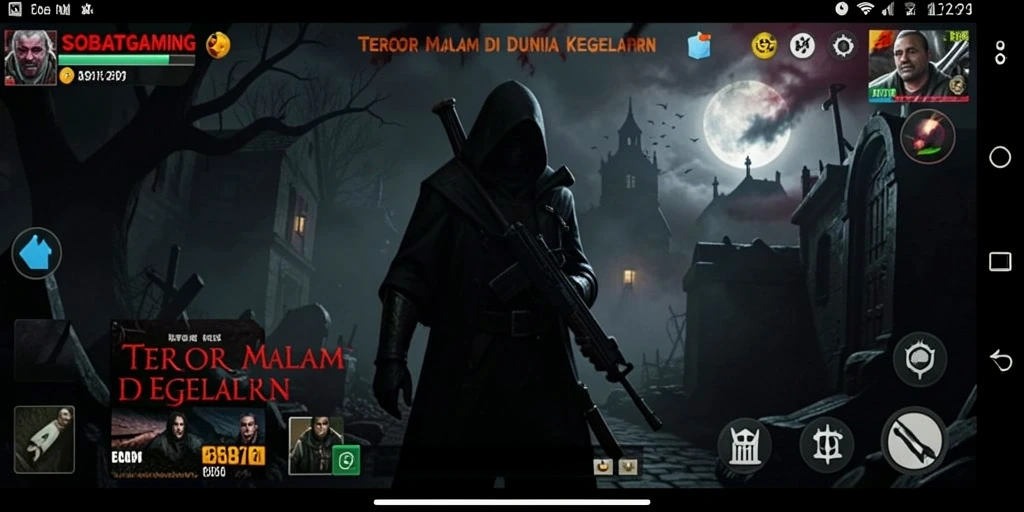 Tampilan gameplay menakutkan di SOBATGAMING dengan monster menyeramkan.
